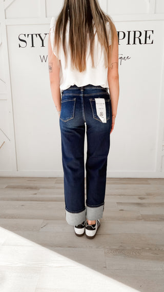 Risen MR Cuffed Straight Jeans