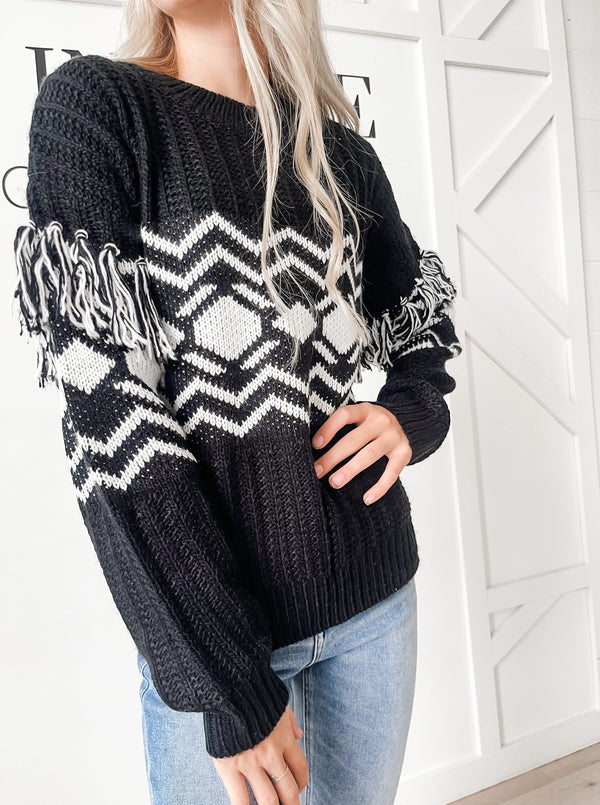 Kaylee Fringe Sweater