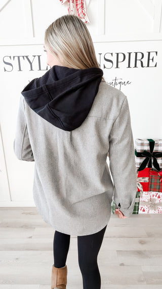 Samantha Hooded Shacket