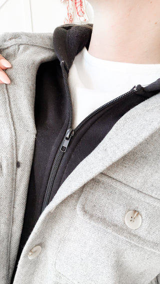 Samantha Hooded Shacket