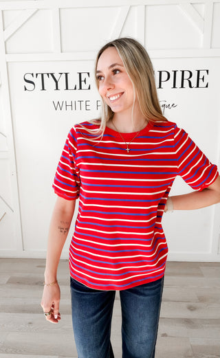 Geri Striped Everyday Tee