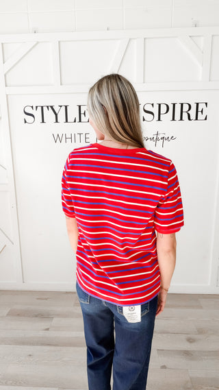 Geri Striped Everyday Tee