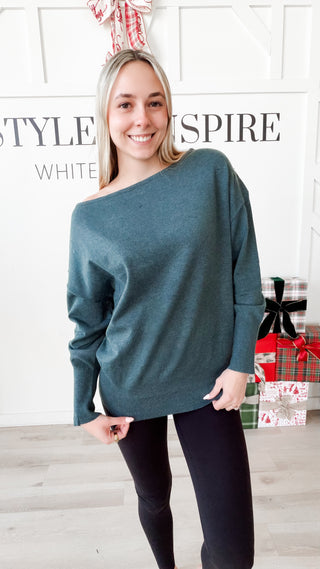Lynn Off Shoulder Sweater