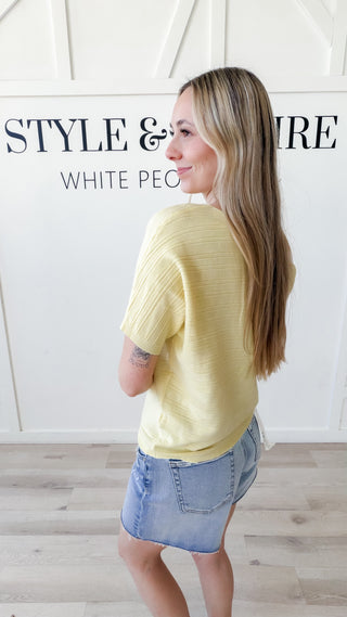 Angel Pointell Rib Top
