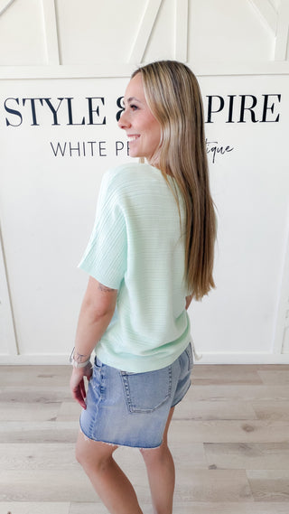 Angel Pointell Rib Top