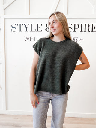 Cheyenne Oversized Sweater Vest