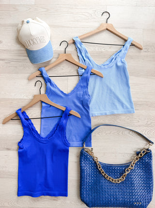 NikiBiki Reversible Scallop Edge Tank