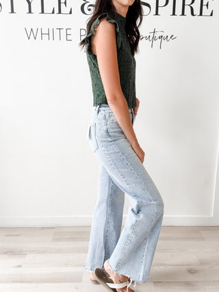Flying Monkey Super High Rise Flare Jeans
