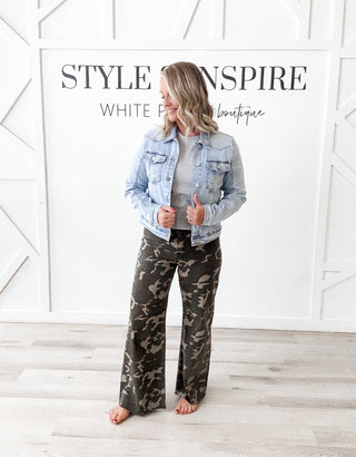 Wanda Camo Print Pants