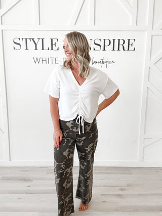 Wanda Camo Print Pants