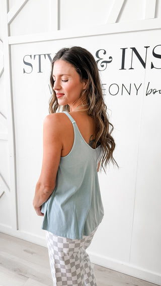 Ginny V-Neck Flowy Tank