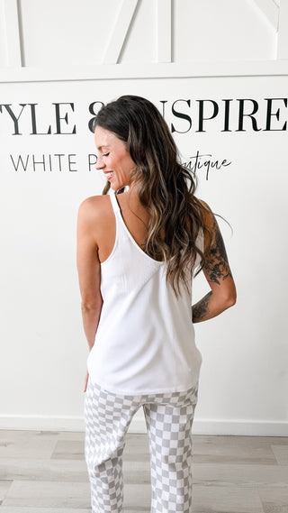 Ginny V-Neck Flowy Tank