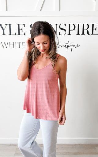 Ginny V-Neck Flowy Tank