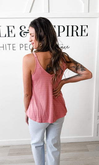 Ginny V-Neck Flowy Tank