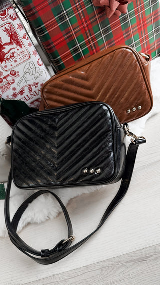 Quilted Camera Crossbody Purse. *Final Sale*