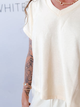 Serenity V-Neck Crop Top