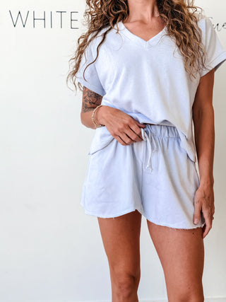 Stevie Raw Hem Shorts
