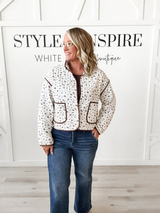 Jodi Floral Quilted Jacket