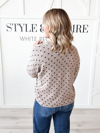 Megan Polka Dot Cardigan