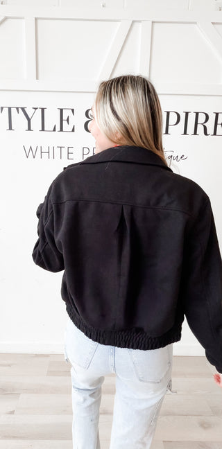 Orian Felt Bomber Jacket