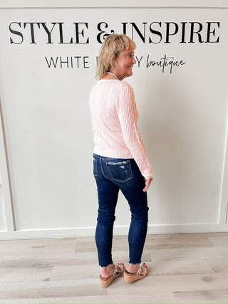 Megan Tie Front Sweater
