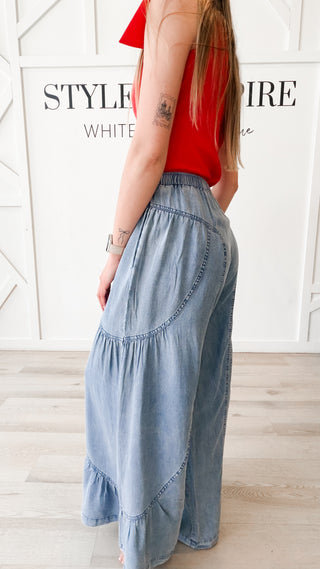 Serenity Tencel Wide Leg Pants
