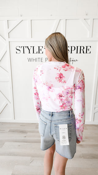 Julietta Floral Mesh Top