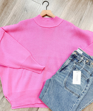 Kate Side Slit Oversized Sweater