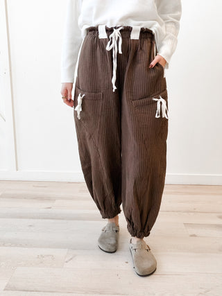 Tammy Striped Utility Joggers