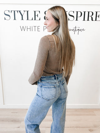 Ellen Stripe Turtleneck