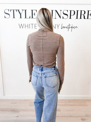 Ellen Stripe Turtleneck