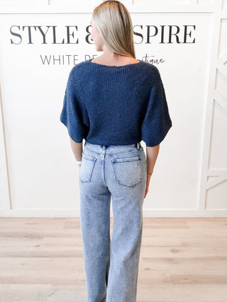 Linda Half Dolman Sleeve Sweater