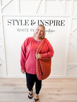 Quilted Carryall Bag