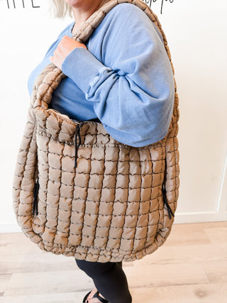 Quilted Carryall Bag