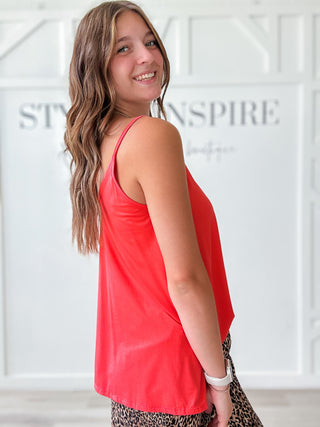 Rhonda Double V-Neck Loose Fit Cami *FINAL SALE*