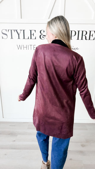 Karla Faux Suede Jacket