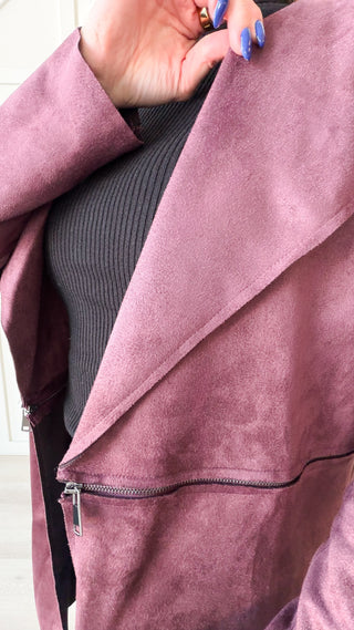 Karla Faux Suede Jacket