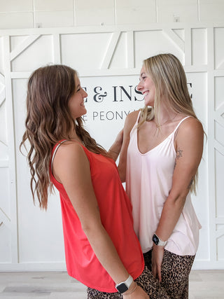Rhonda Double V-Neck Loose Fit Cami *FINAL SALE*