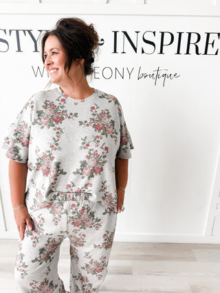 Janessa Floral Soft Knit Top