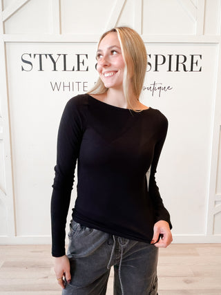 Georgia Boatneck Top *final sale*