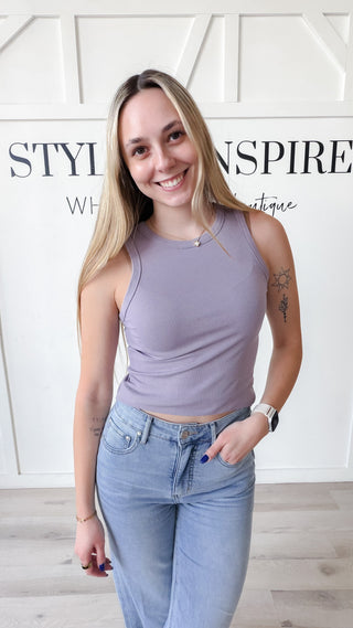 Gabrielle Ribbed Knit Tank