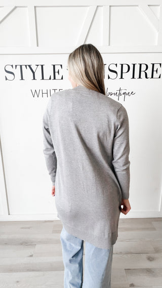 Sylvia Long Line Open Cardigan