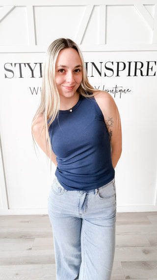 Gabrielle Ribbed Knit Tank