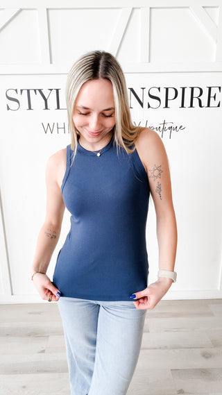 Gabrielle Ribbed Knit Tank