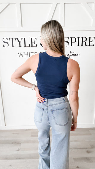 Gabrielle Ribbed Knit Tank