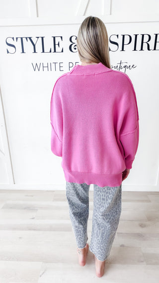 Kate Side Slit Oversized Sweater