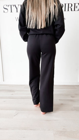 Marcie Satin Stripe Modal Pants