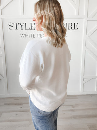 Susanna Front Seamed Sweater