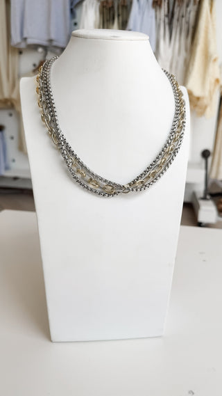Mixed Chain Necklace. *Final Sale*
