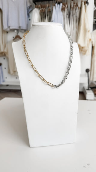 Mixed Link Necklace  *Final Sale*
